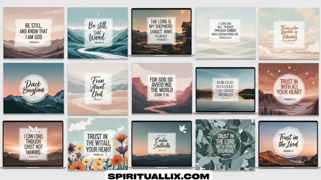 Beautiful Aesthetic Bible Verse Laptop Wallpaper