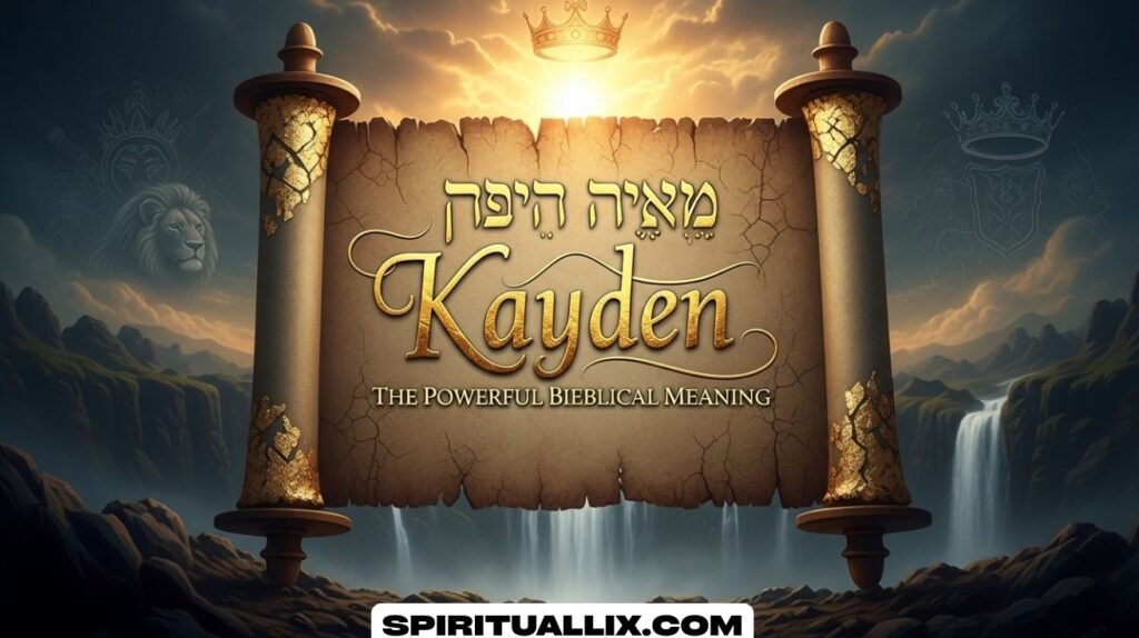 Biblical Meaning of the Name Kayden