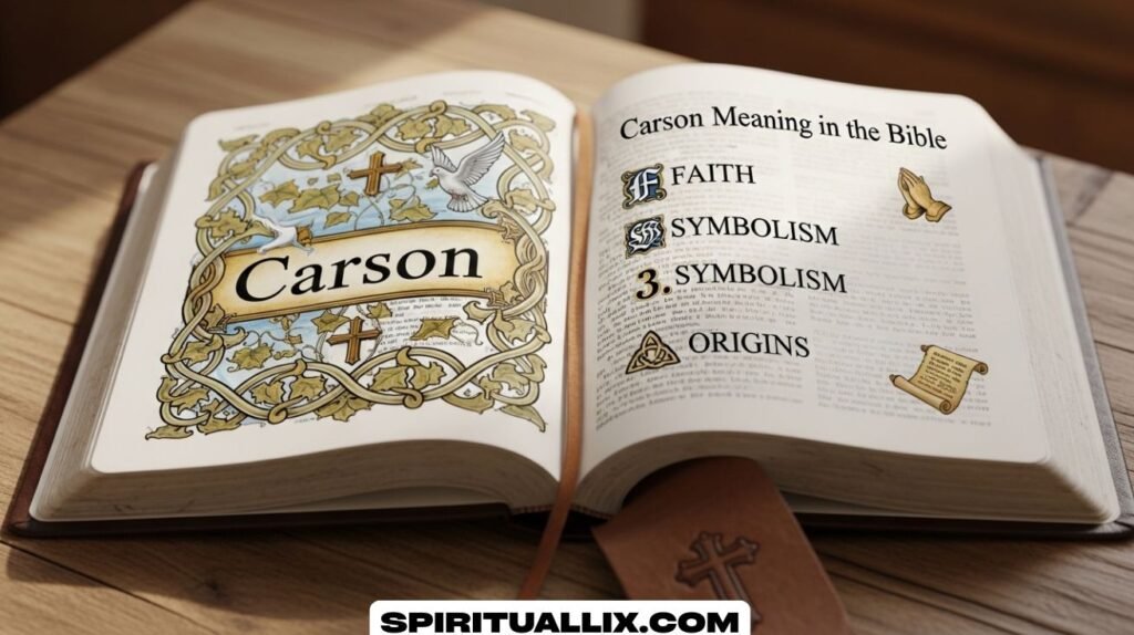 Carson Meaning in Bible