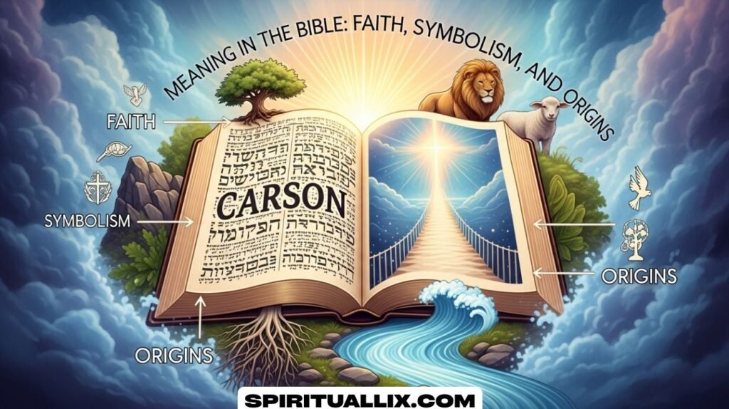 Carson Meaning in Bible
