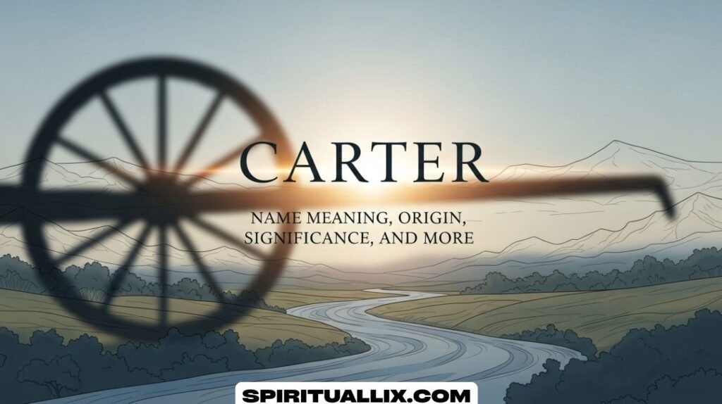 Carter Name Meaning
