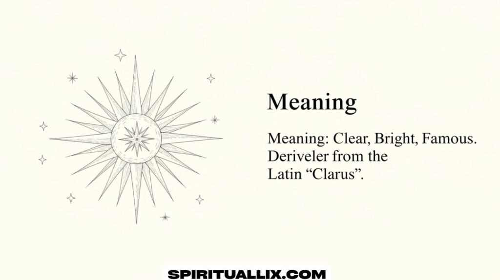 Claire Meaning, Origins