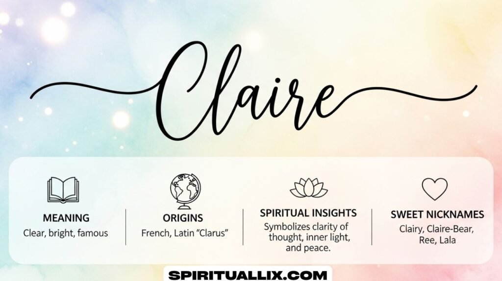 Claire Meaning, Origins