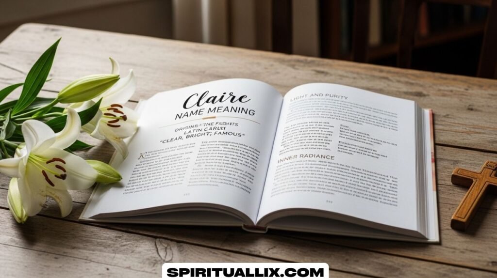 Claire Name Meaning Origin