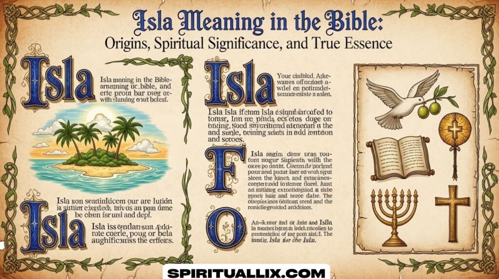 Isla Meaning in the Bible