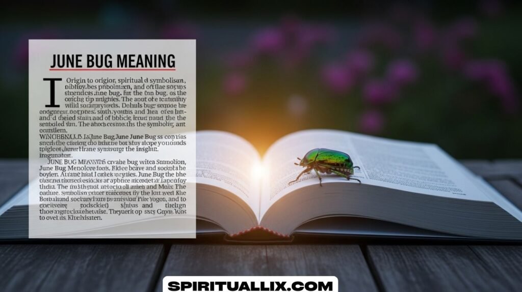 June Bug Meaning