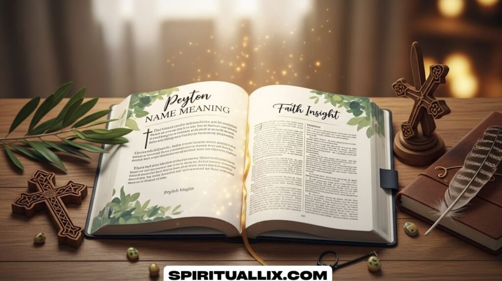 Peyton Name Meaning in the Bible