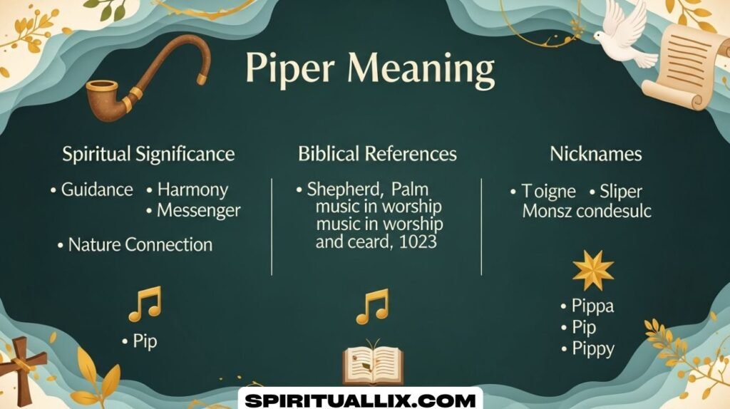 Piper Meaning: Spiritual