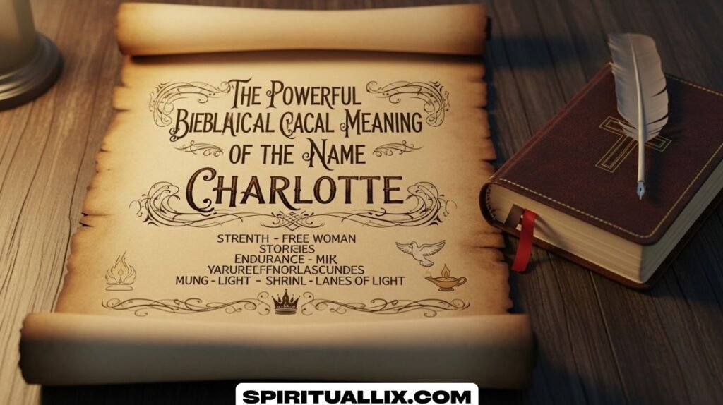 Powerful Biblical Meaning of the Name Charlotte
