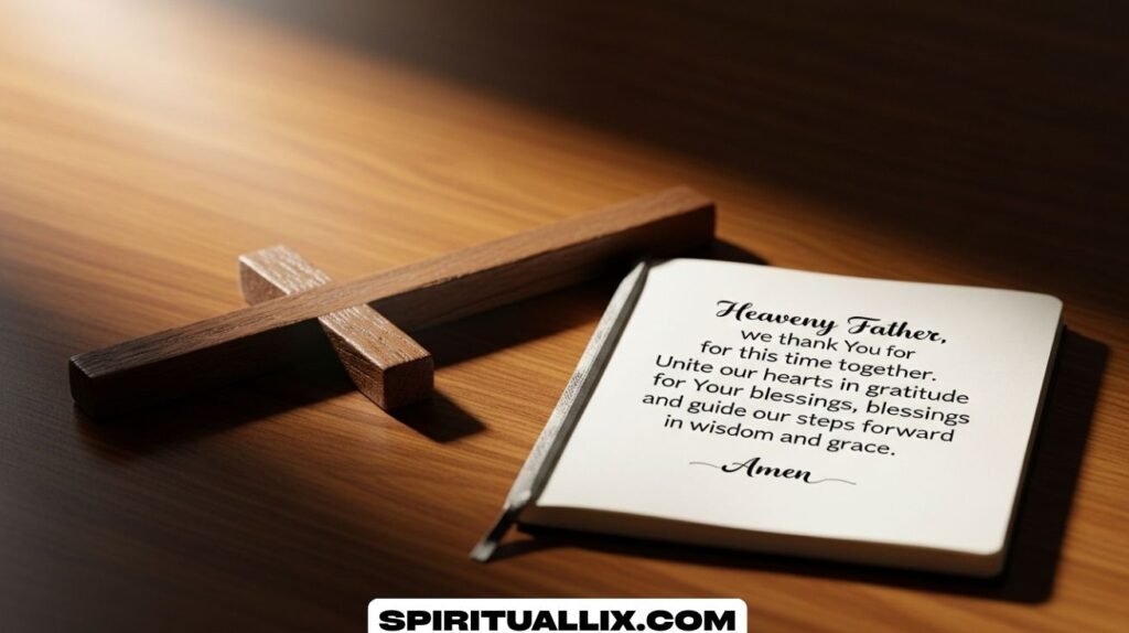 Powerful Short Closing Prayer For Meeting