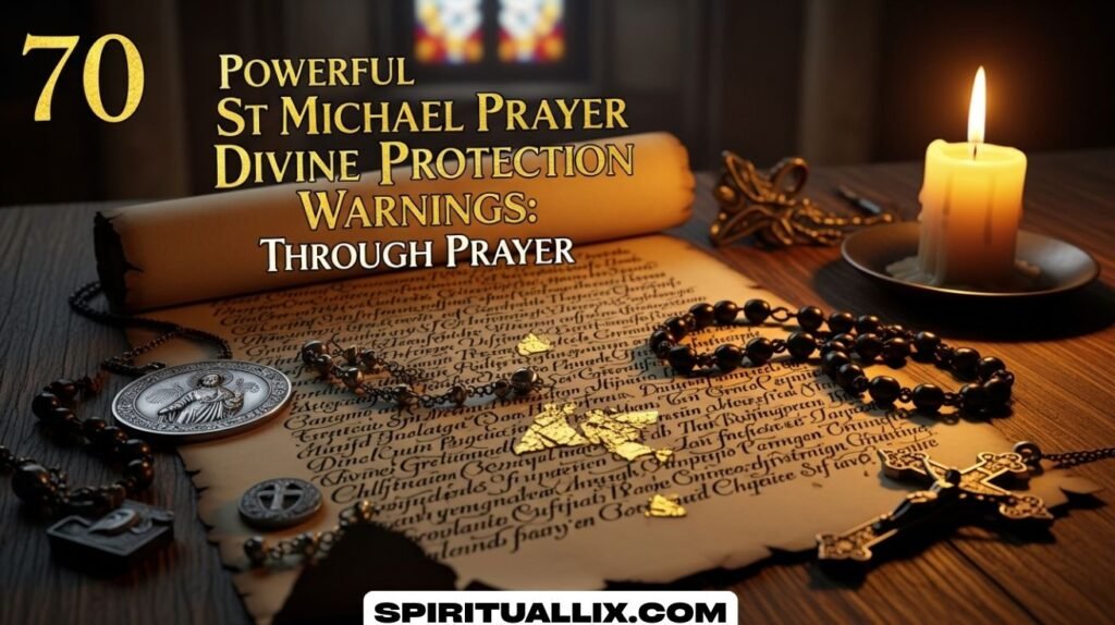 Powerful St Michael Prayer Warnings