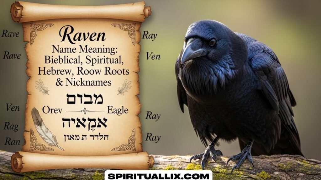 Raven Name Meaning: Biblical, Spiritua