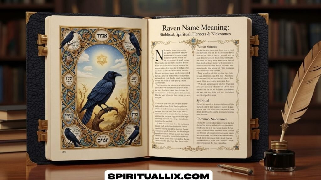 Raven Name Meaning: Biblical, Spiritua