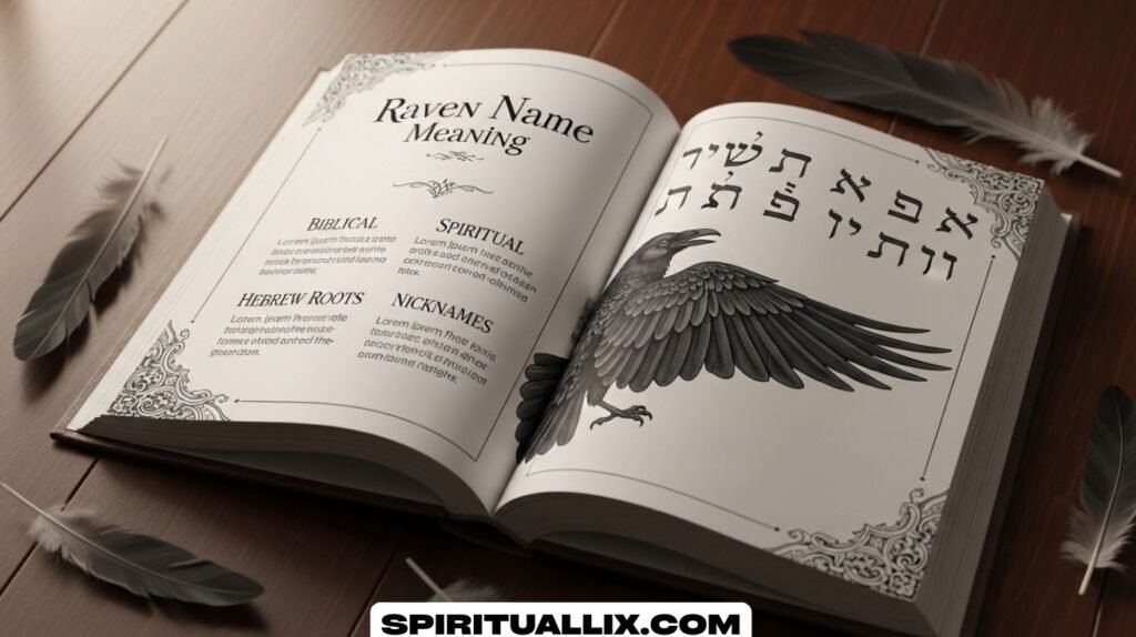 Raven Name Meaning: Biblical, Spiritua