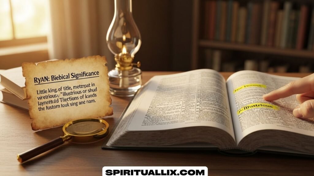 Ryan Name Meaning in Bible
