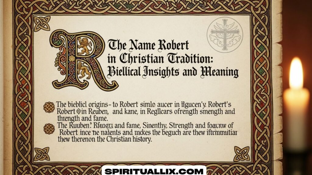 The Name Robert in Christian Tradition