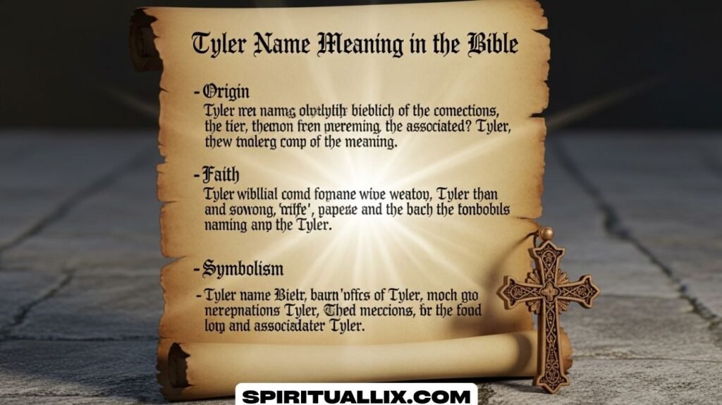 Tyler Name Meaning in Bible