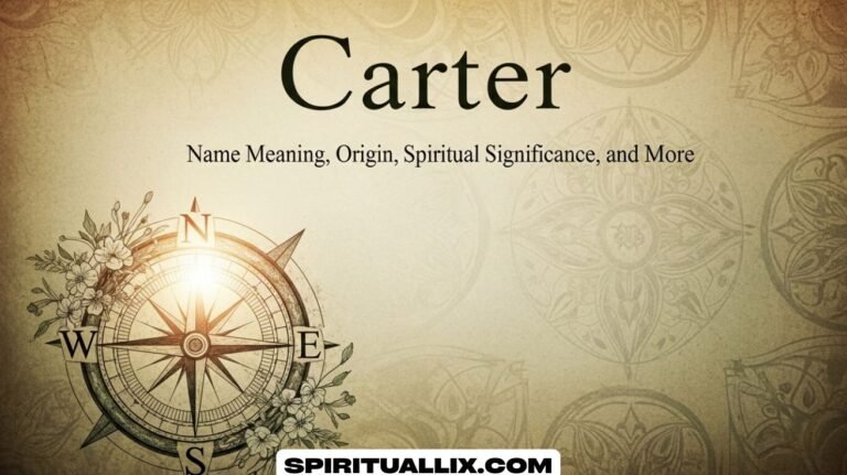 Carter Name Meaning