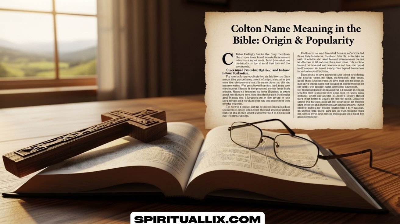 Colton Name Meaning in Bible