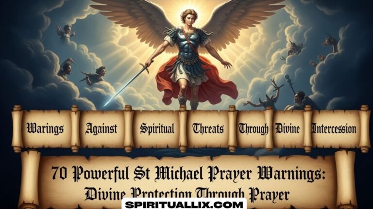 Powerful St Michael Prayer Warnings