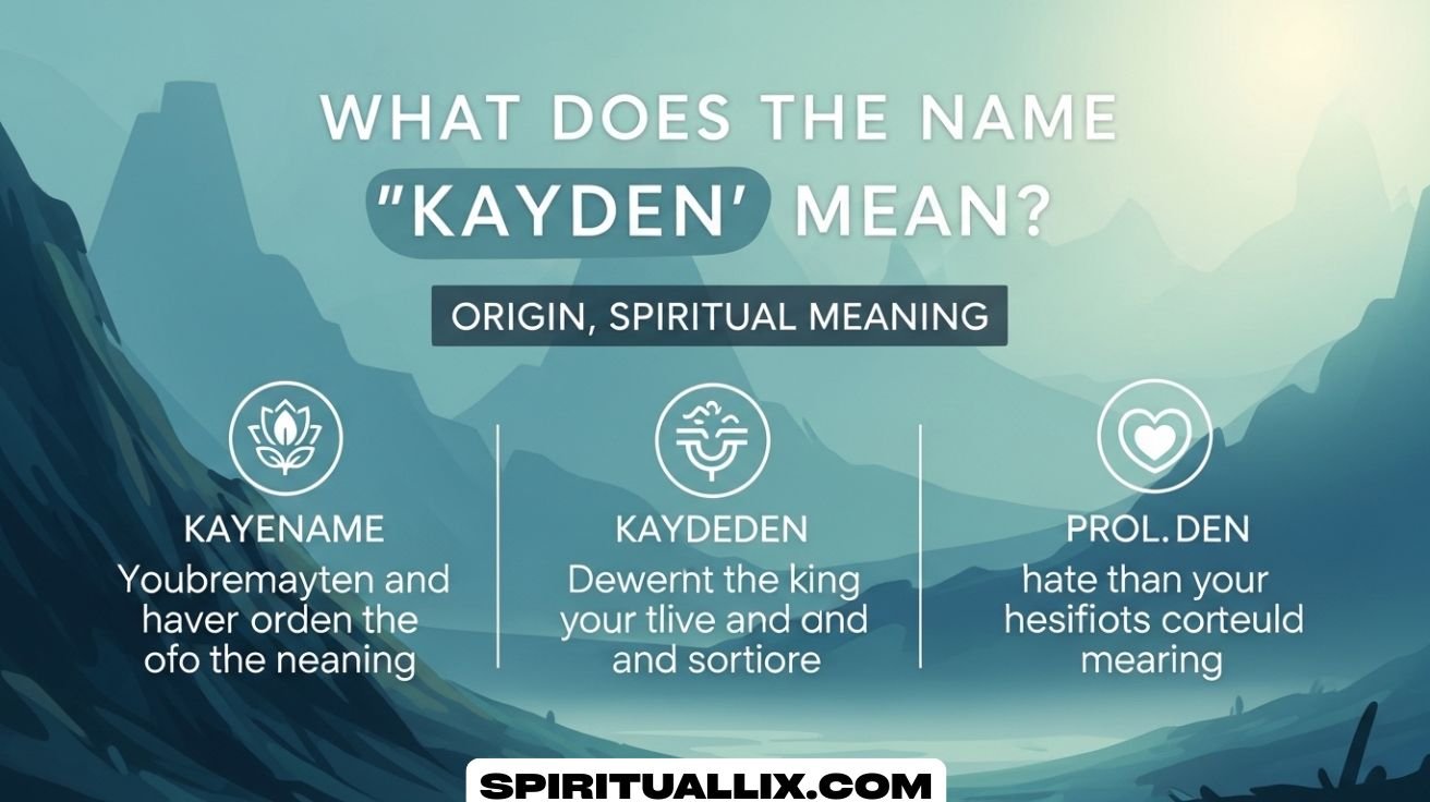 What Does the Name “Kayden” Mean